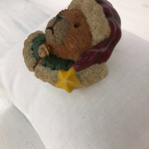 Bear with Santa Hat Holly Boyds Bears Bearwear - Picture 2 of 7